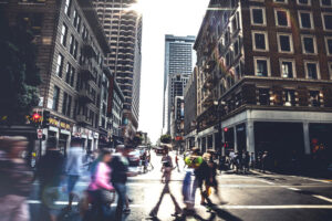 busy streets of san francisco 