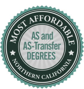 Most affordable northern california AS and AS-transfer degrees badge