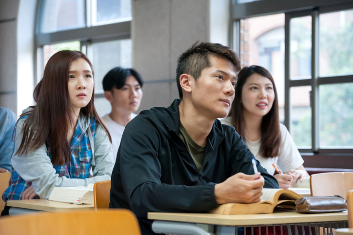 students in classroom