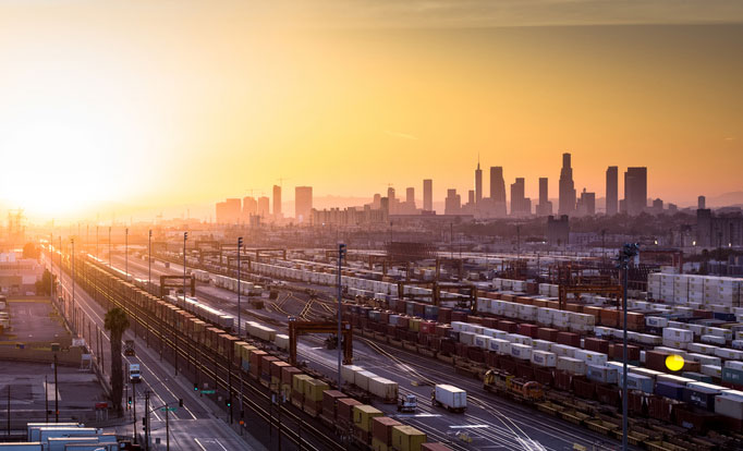 la freight yard