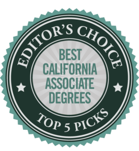 Best California Associate Degrees Badge